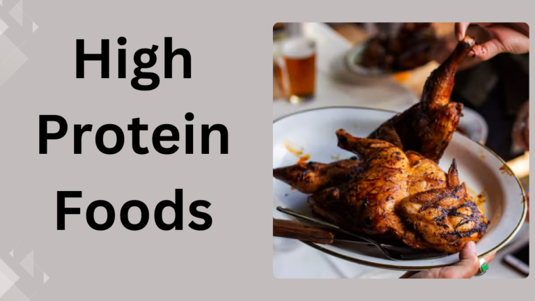 High Protein Foods