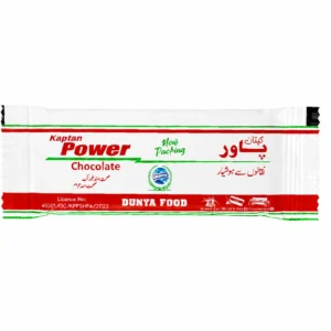 KAPTAN POWER CHOCOLATE front packaging by Dunya Food