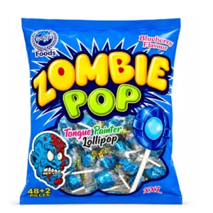 Zombie Pop Candy front packaging by Dunya Food